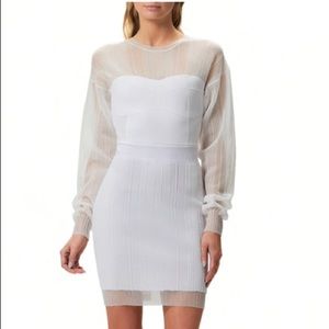Original Herve Leger white body-con dress